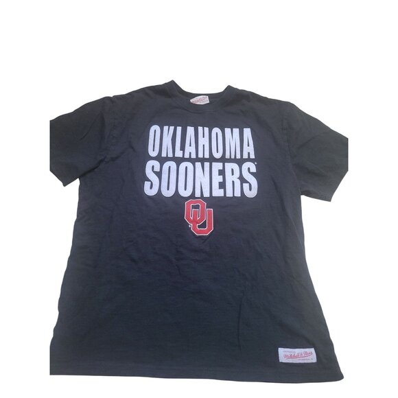Mitchell & Ness College Football Oklahoma Sooners Raised Lettering Size L - Picture 1 of 8